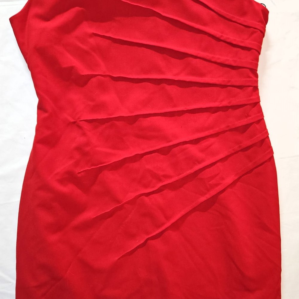 Calvin Klen Red Dress Size 12